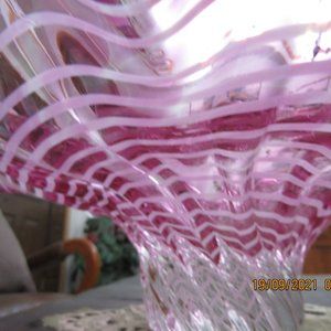 Maurino pink spider web bowl